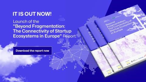 Vizuál publikácie "Beyond Fragmentation: The connectivity of startup ecosystems in Europe"